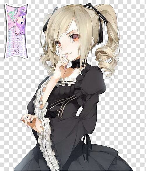 AI Image Generator Anime girl wearing gothic victorian outfit