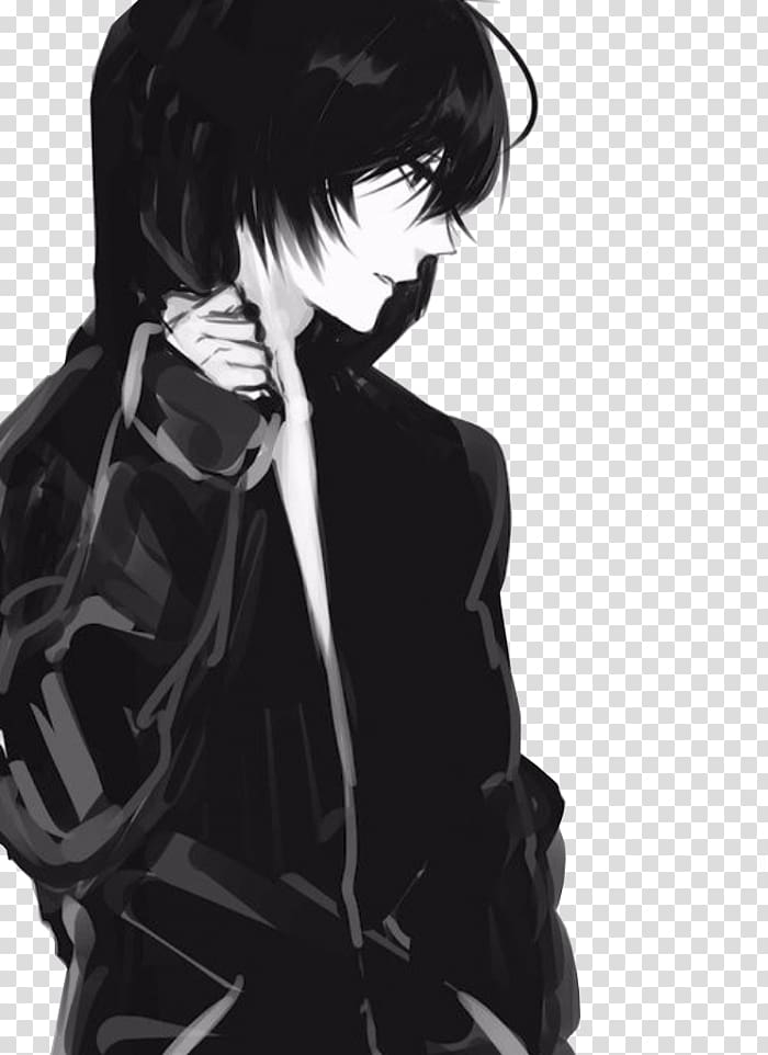 Free: Black hair Anime Brown hair Male Manga, Anime transparent background  PNG clipart 