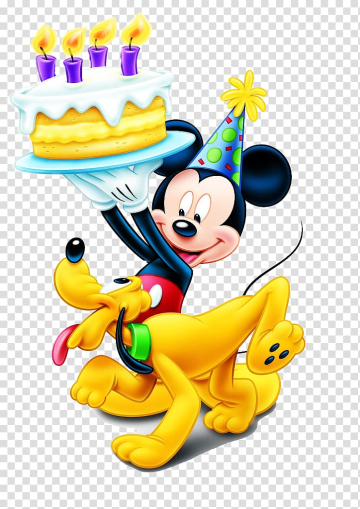 Free: Mickey Mouse Minnie Mouse Pluto Birthday The Walt Disney Company, mickey  mouse transparent background PNG clipart 