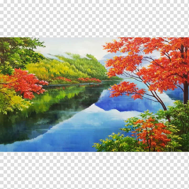 oil,painting,mountain,landscape,interior design services,river,pond,paint,bank,spring,oil paint,reservoir,tree,water resources,watercourse,oil painting,acrylic paint,art museum,artist,autumn,feng shui,figurative art,maple tree,nature,work of art,png clipart,free png,transparent background,free clipart,clip art,free download,png,comhiclipart