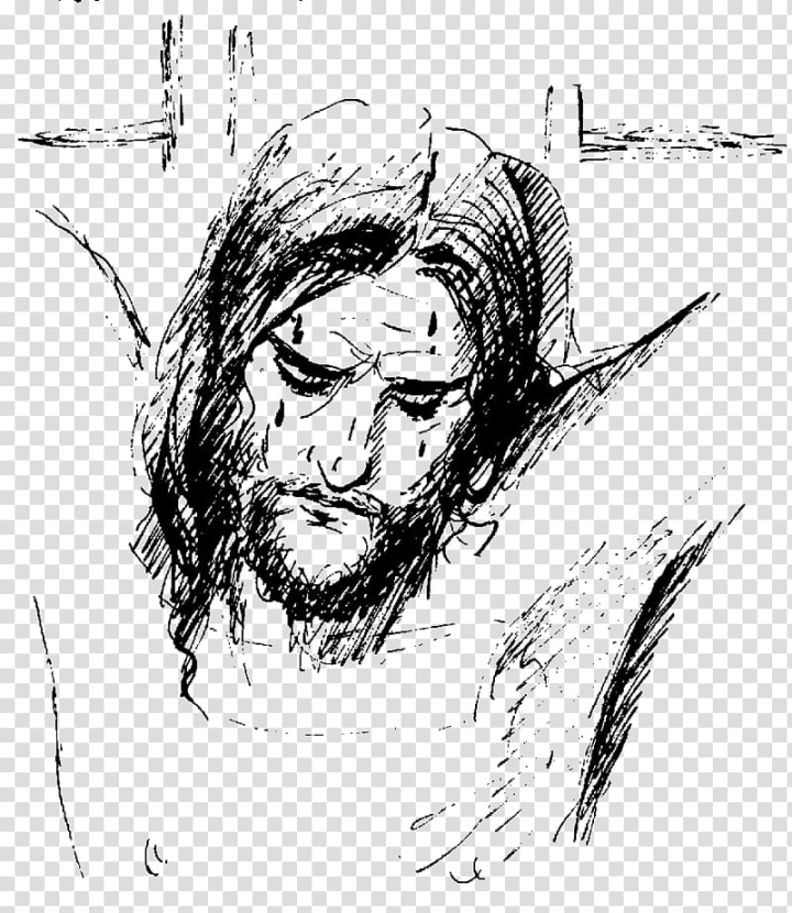 Pencil artwork of jesus christ on Craiyon