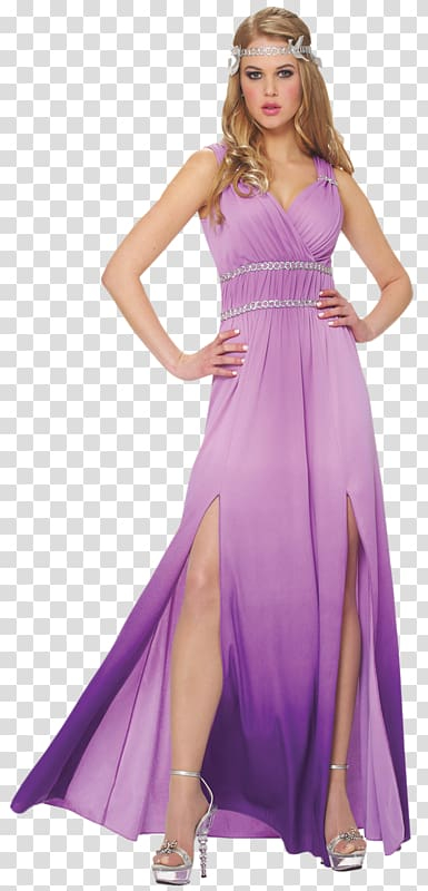 Lilac Greek Dress