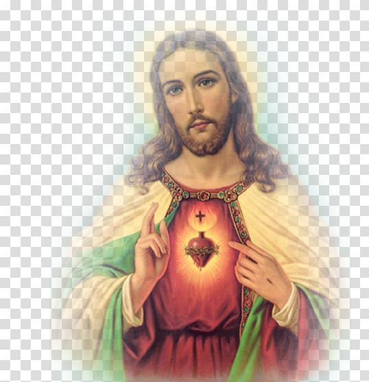 Free: Alliance of the Hearts of Jesus and Mary Sacred Heart Immaculate Heart  of Mary Religion, Jesus transparent background PNG clipart 
