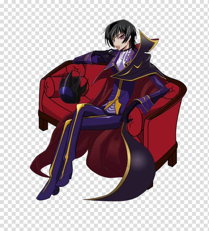 Lelouch Lamperouge Anime Drawing Character Anime Transparent Background Png Clipart Png Free Transparent Image