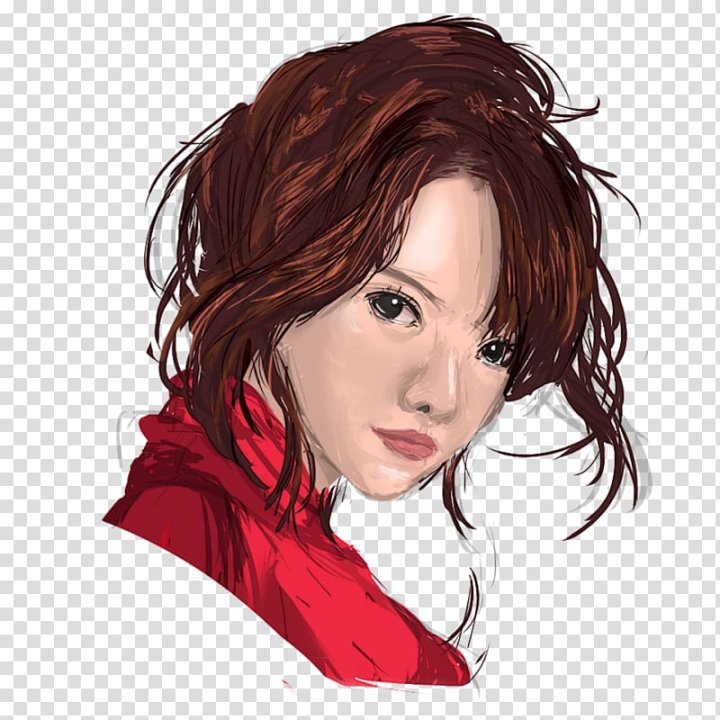 red,cliff,hair,drawing,coloring,watercolor,black hair,chibi,fictional character,painting,girl,lip,long hair,bangs,portrait,red cliff,red hair,layered hair,human hair color,hairstyle,hair coloring,forehead,chin,brown hair,bob cut,smile,png clipart,free png,transparent background,free clipart,clip art,free download,png,comhiclipart