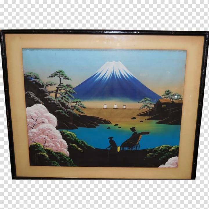 Japanese watercolor painting | Poster
