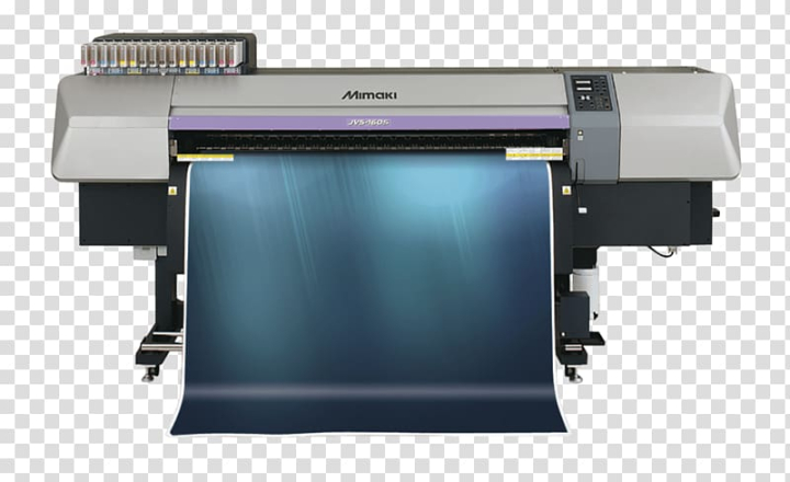 Free: Wide-format printer Offset printing Vinyl banners Digital printing,  printer transparent background PNG clipart 