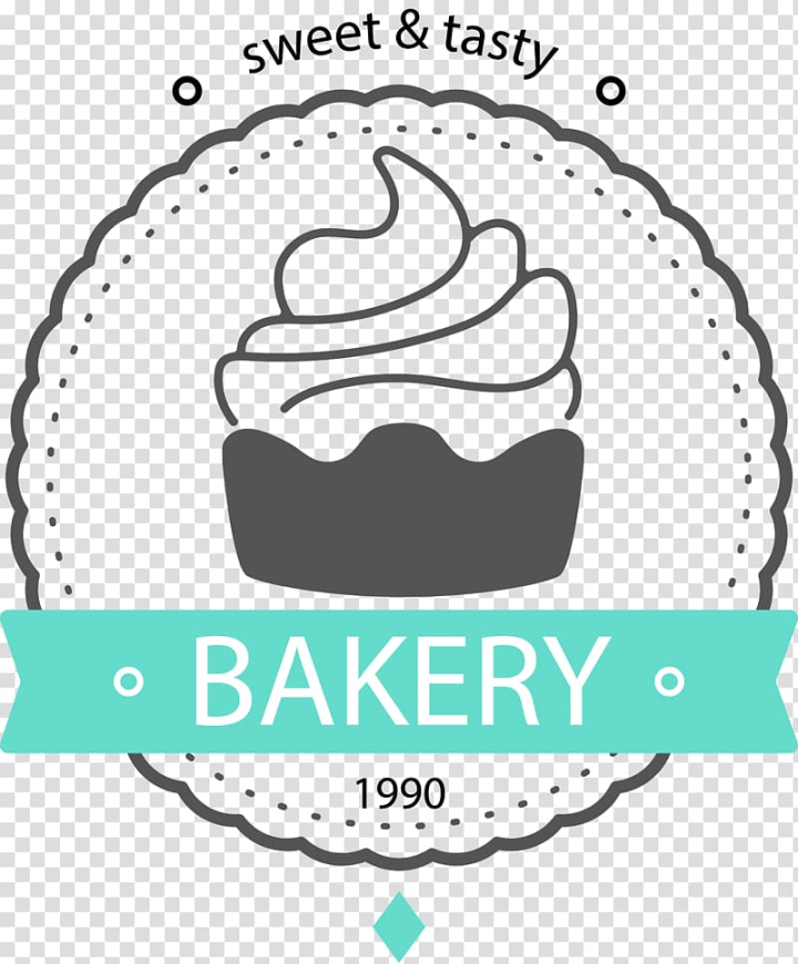 Sweet shop cake logo template design Royalty Free Vector