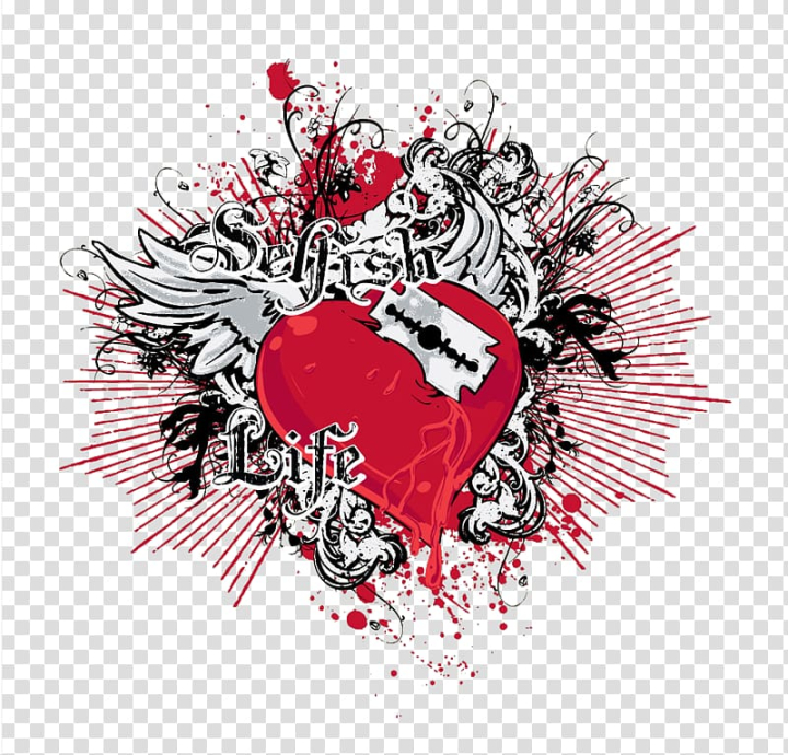 Heart Tattoos Clipart Pink  Tattoos Designs Broken Heart PNG Image   Transparent PNG Free Download on SeekPNG
