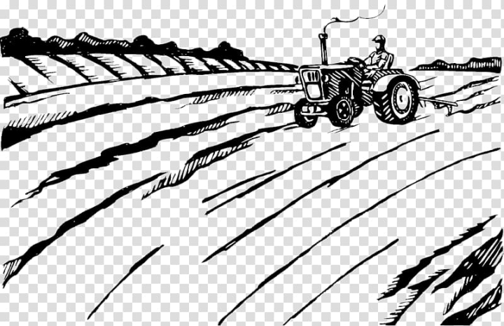 how to draw a farmer ploughing the field I farmer ploughing field drawing I ploughing  diagram - YouTube