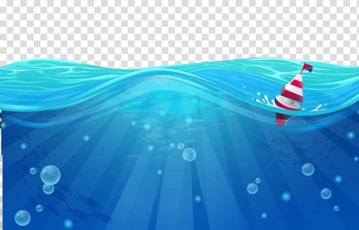 Free: Red and white boat on body of water, Cartoon Sea Wind wave, Blue Wave  transparent background PNG clipart 