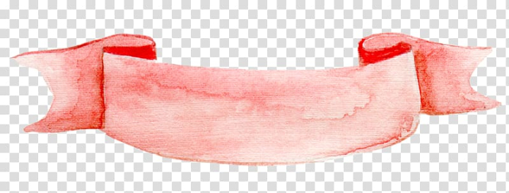 Free: Pink ribbon illustration, Red ribbon Red ribbon Watercolor painting,  Ribbon transparent background PNG clipart 