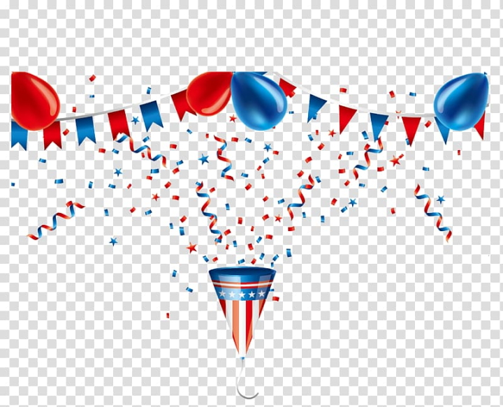Happy Birthday Ribbon Flag Party Hat Background Vector Image Stock