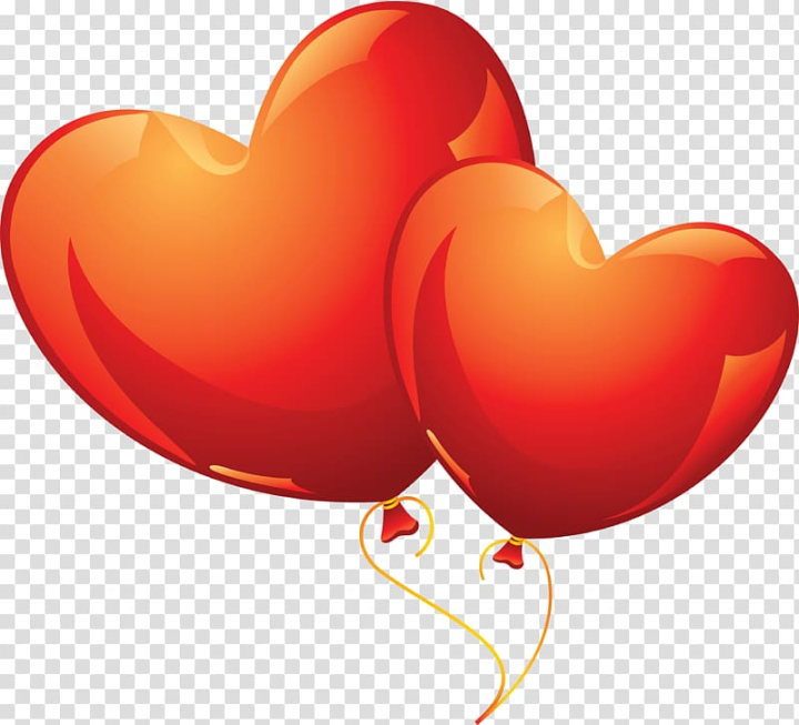 Free: Heart Balloon , Heart transparent background PNG clipart 
