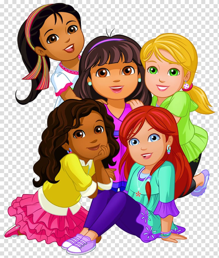 Free: Dora the Explorer Dora and Friends: Into the City! , Dora and Friends  , animated girls illustration transparent background PNG clipart 