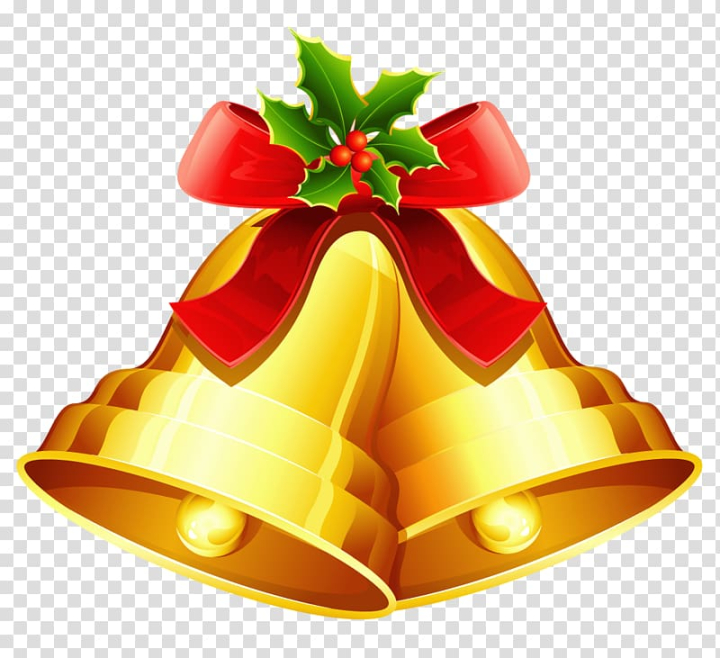 Golden Christmas Bell - Christmas Bells - Sticker