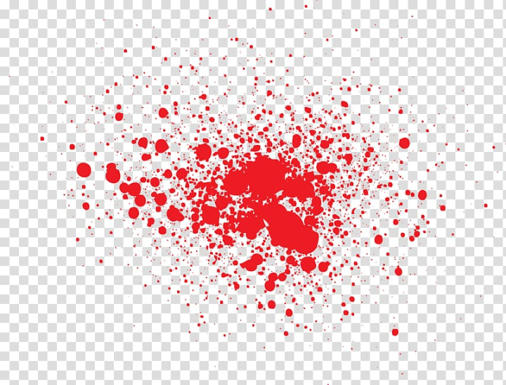Free: Blood Splatter film Paint, With little blood, red splatter painting  transparent background PNG clipart 