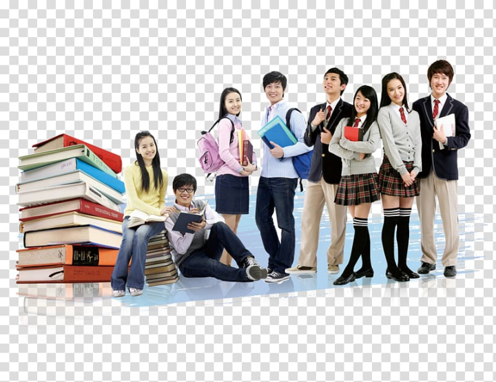 Free: Group of students illustration, Student High school Learning, People  cram school transparent background PNG clipart 