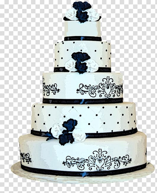 5Tier wedding cake on pillars. | Wedding cakes lillies, Wedding cake  cookies, Traditional wedding cake