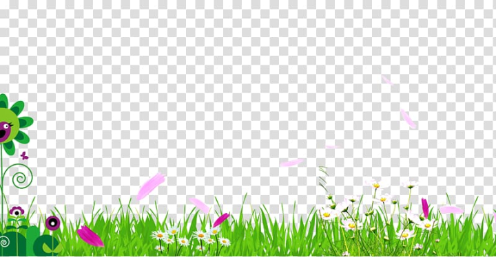 Free: Flowers and grass, Meadow Fundal, Grass background transparent background  PNG clipart 