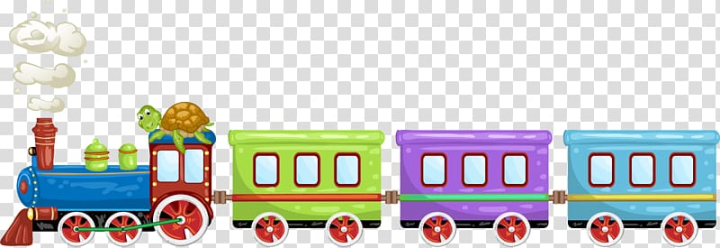 Free: Multicolored train illustration, Toy train Cartoon Illustration,  Colorful cartoon train transparent background PNG clipart 