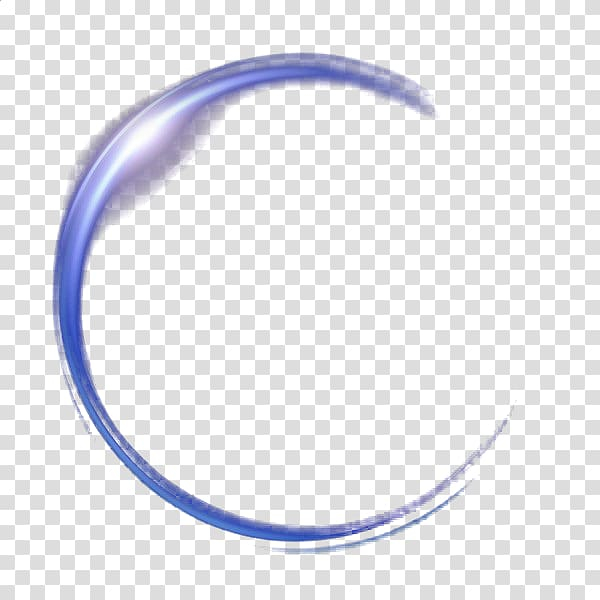 Free: Purple and blue illustration, Light Euclidean Circle , Blue half  curved light transparent background PNG clipart 