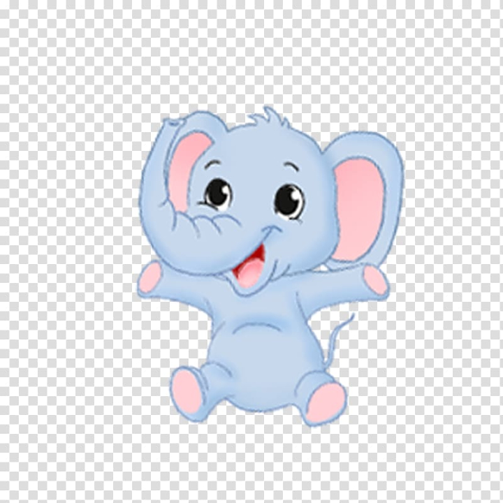 Free: Elephant cub , Elephant Cartoon Animation, Elephant transparent  background PNG clipart 