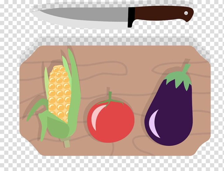 Cutting board and vegetables Royalty Free Vector Image