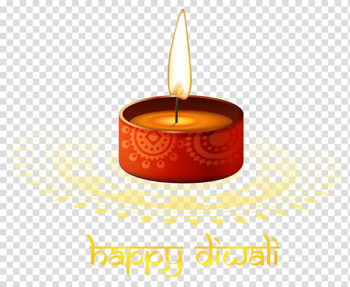 Free: Diwali Candle , Red Candle Happy Diwali , lighted tealight candle transparent  background PNG clipart 