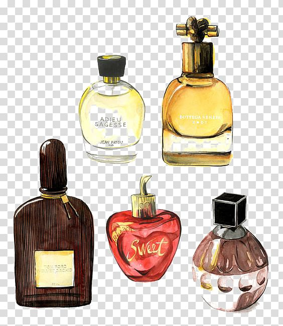 Perfume Bottles Clipart Hd PNG, 3d Beautiful Perfume Bottle Design, Glass,  3d Products, Makeups PNG Image For Free Download