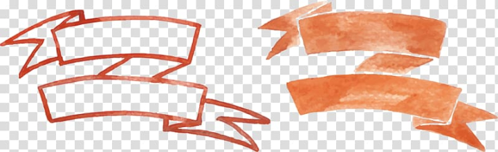 Orange Ribbon Banner PNG Picture, Orange Ribbon Banner, Orange, Ribbon,  Scroll PNG Image For Free Download