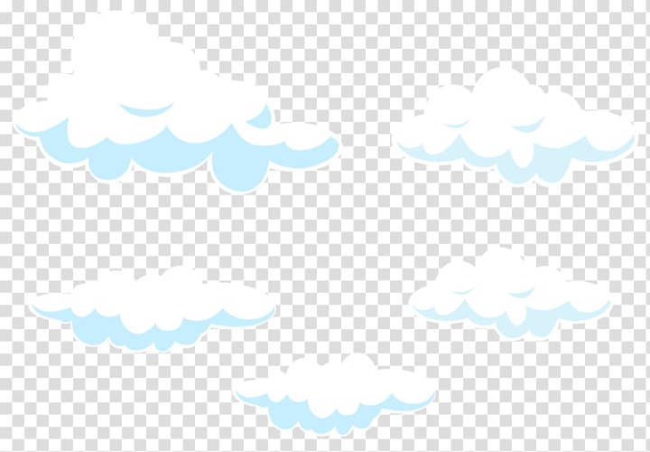 Free: Sky Line Point Pattern, Cartoon Clouds Set , white clouds  illustration transparent background PNG clipart 