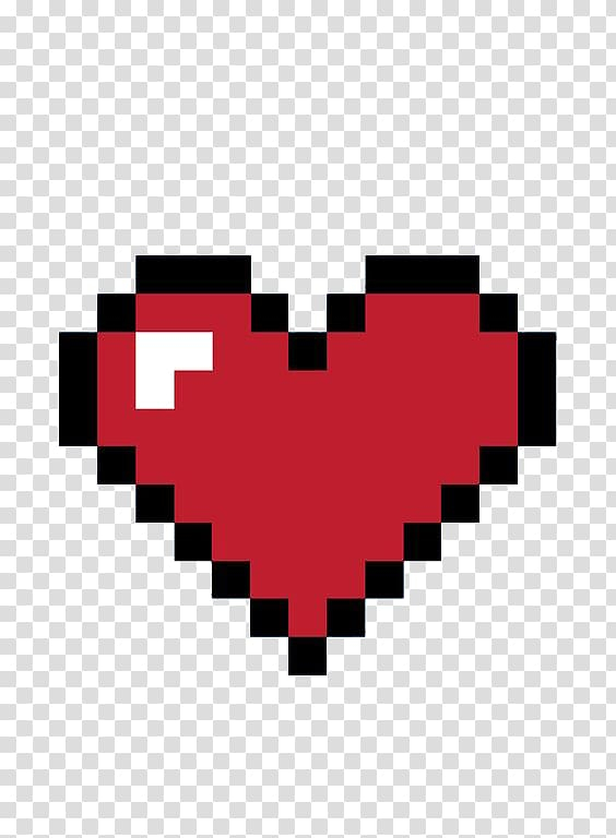 8 Bit Pixel Heart Stickers – FishbiscuitDesigns