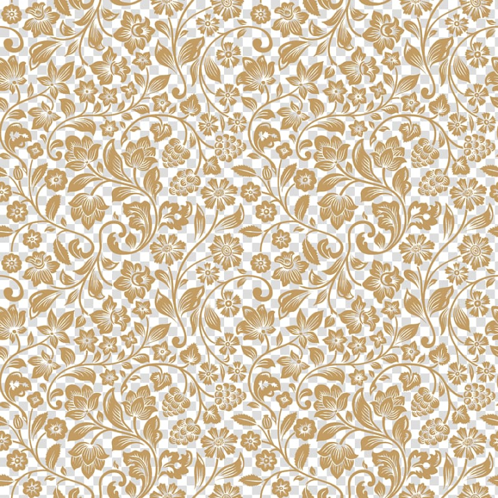 Free: Pattern, classical pattern, brown floral transparent background PNG  clipart 