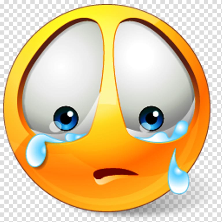 Free: Crying emoji sticker, Smiley Sadness Emoticon , Of Sad People transparent  background PNG clipart 