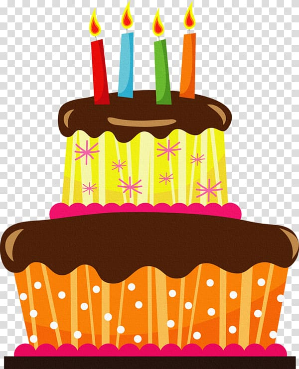 Cartoon birthday cake, cartoon birthday cake, pastry, birthday present png  | PNGWing