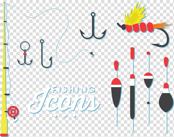 Fishing rod with a hook on line Royalty Free Vector Image, fishing rod hook  