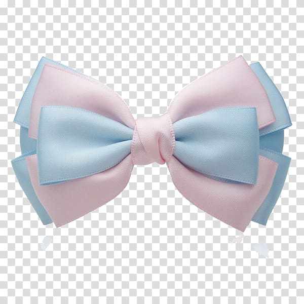 Free: Pink and blue bow tie, Bow tie Barrette Ribbon Headband Shoelace  knot, Top spring clip hairpin head flower bow bow transparent background  PNG clipart 
