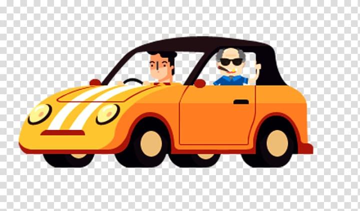 Free: Cartoon Drawing Watercolor painting, Cartoon Car Decoration  transparent background PNG clipart 