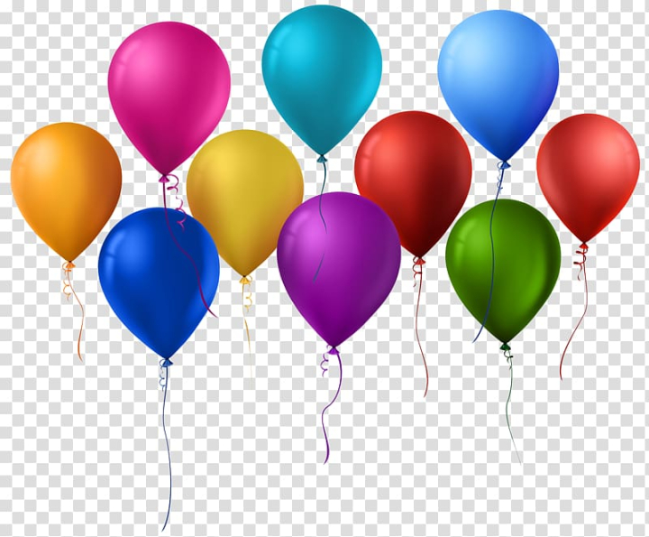 Helium Balloons Clip Art Transparent Download PNG