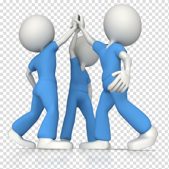 Free: Three animated character , Teamwork Microsoft , WORK transparent  background PNG clipart 