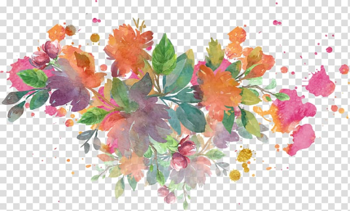 Multicolor Flowers PNG Transparent Images Free Download