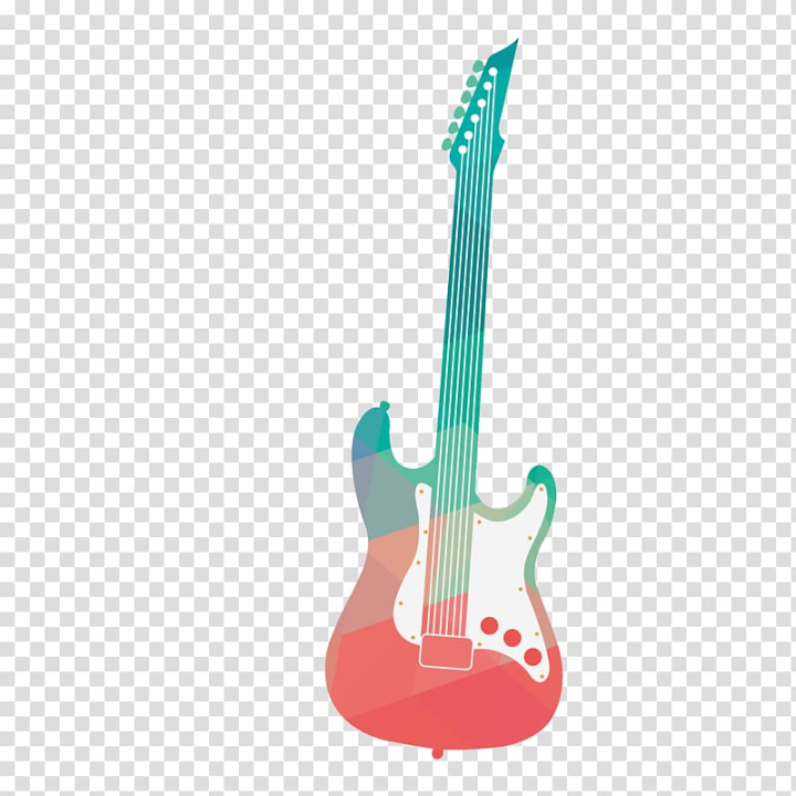 Free: Electric guitar Musical instrument, Color guitar transparent  background PNG clipart 
