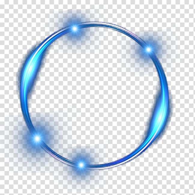 Free: Blue circle , Blue ring light effect transparent background PNG  clipart 