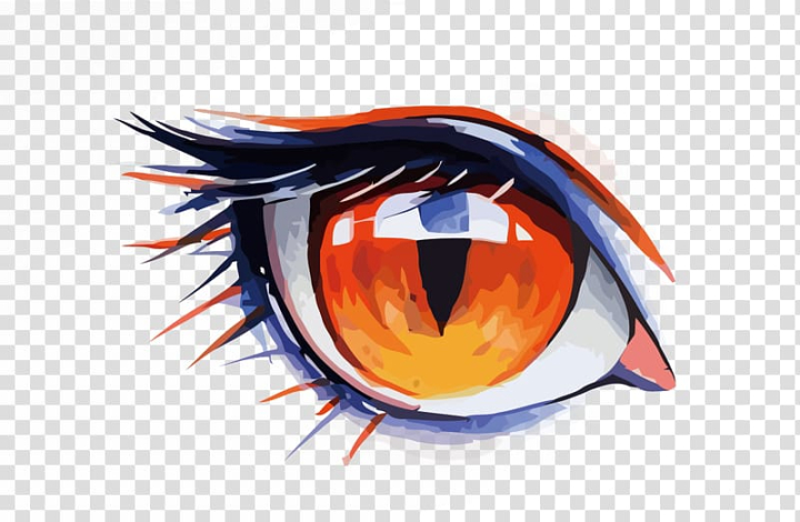 Free: Eye Drawing Anime Illustration, Eyes closed transparent background  PNG clipart 