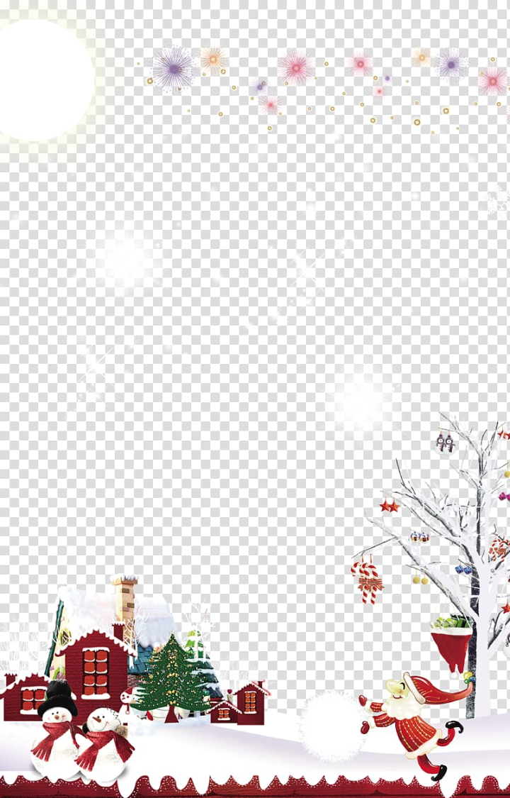 Free: Poster Christmas, Warm Christmas poster fashion elements transparent  background PNG clipart 