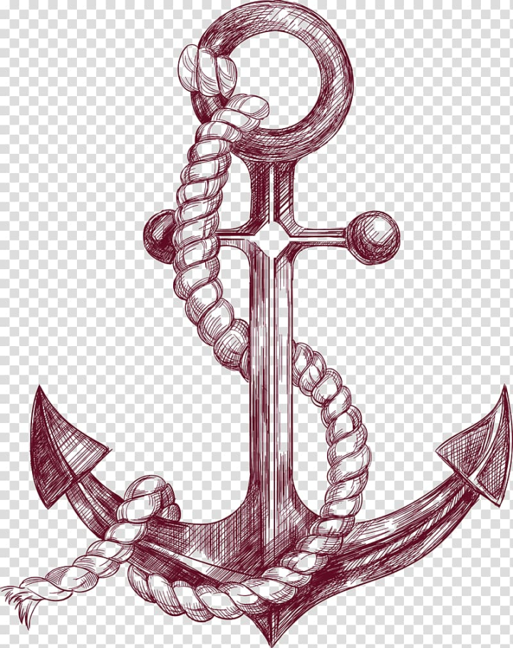 Free: Ship anchor sketch, Anchor Drawing Banner Illustration, Sketch anchor  transparent background PNG clipart 