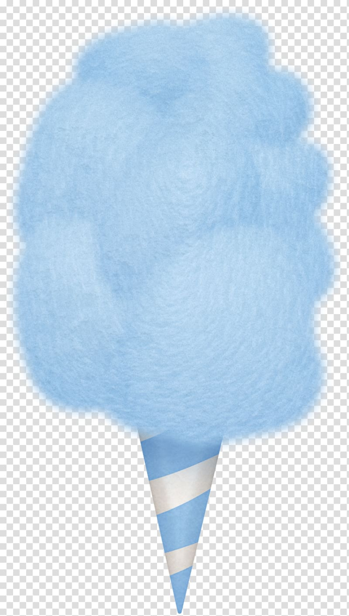 Free: Teal ice cream illustration, Cotton candy Sugar, cotton candy  transparent background PNG clipart 