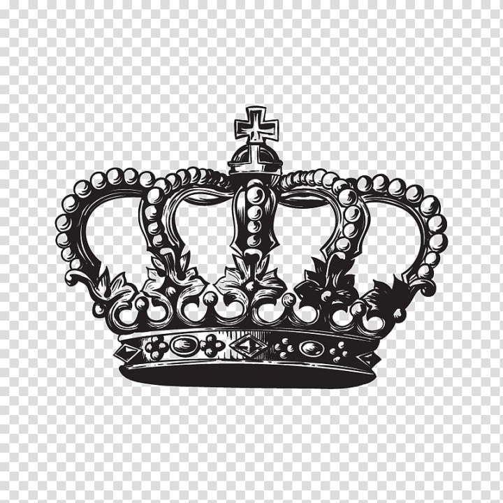 White crown, Drawing Crown King, black and white, white, pencil, leaf png |  PNGWing