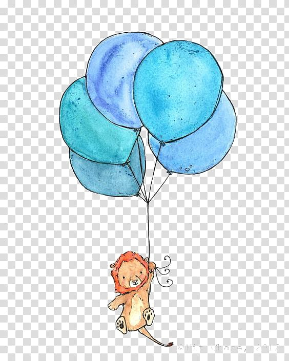 Premium Vector | Balloon watercolor png design
